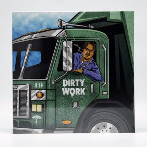 Dirty Work (Cyan Blue & Black)